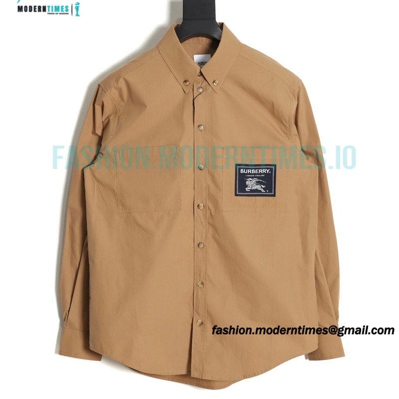 Burberry - 23SS long-sleeved shirt for war Horses