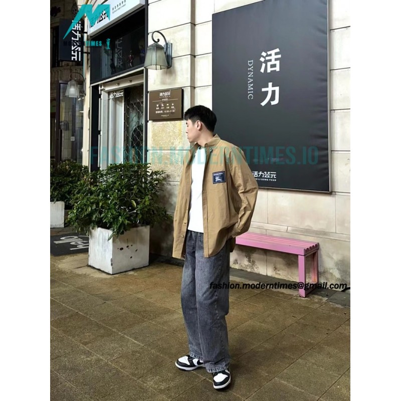 Burberry - 23SS long-sleeved shirt for war Horses