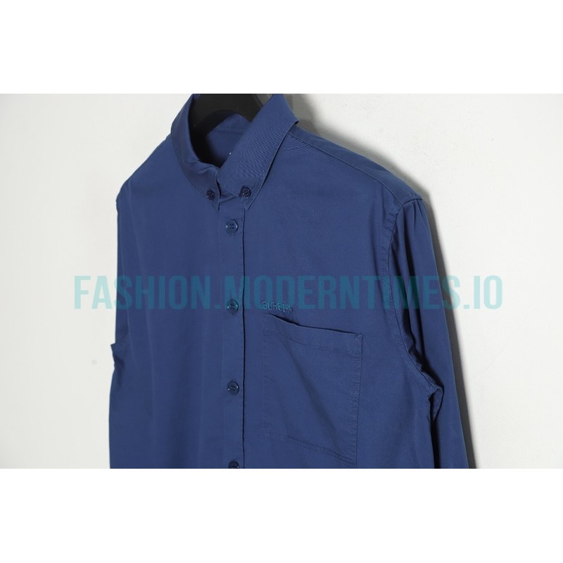 Burberry - 23SS Small Embroidered Long-sleeved Shirt