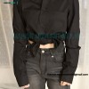 Burberry - 23SS Wheat Badge Embroidered Shirt