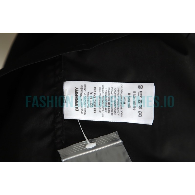 Burberry - 22FW Signature Embroidered Long Sleeve Shirt