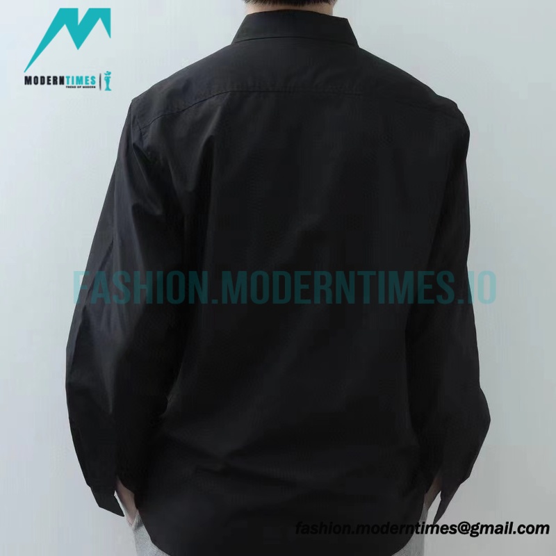 Burberry - 22FW Signature Embroidered Long Sleeve Shirt