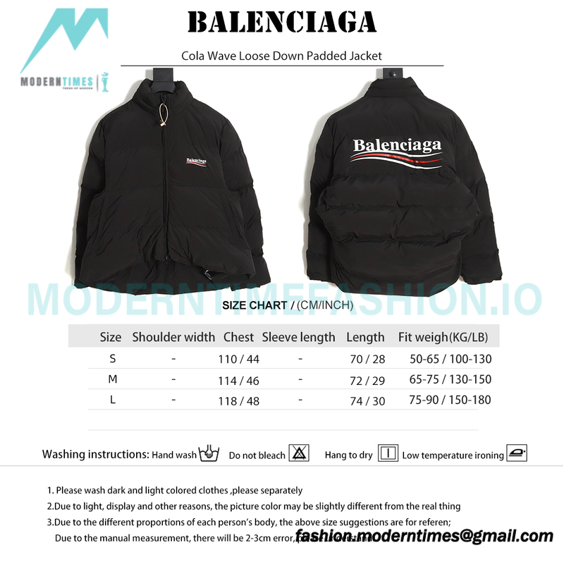 Balenciaga - Cola Wave Loose Down Padded Jacket