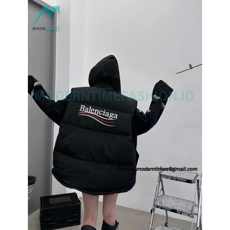 Balenciaga - Cola Wave Loose Down Padded Vest