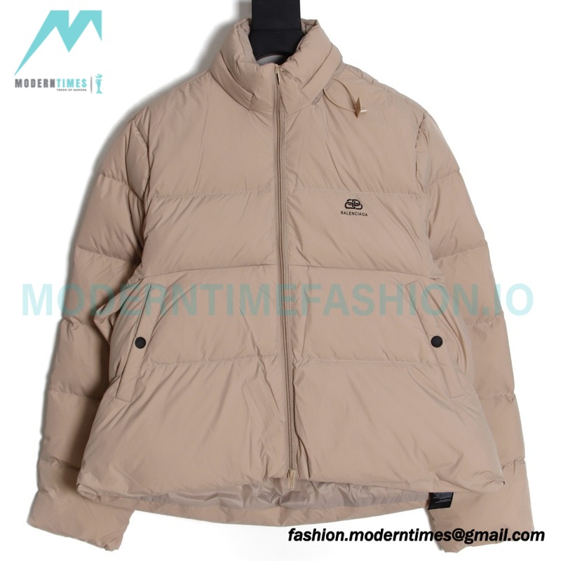 Balenciaga - Lock Small Logo Printed Down Jacket