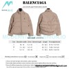 Balenciaga - Lock Small Logo Printed Down Jacket
