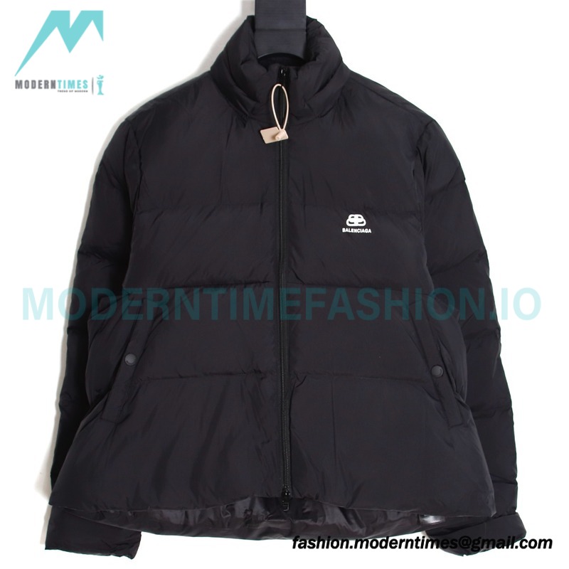Balenciaga - Lock Small Logo Printed Down Jacket