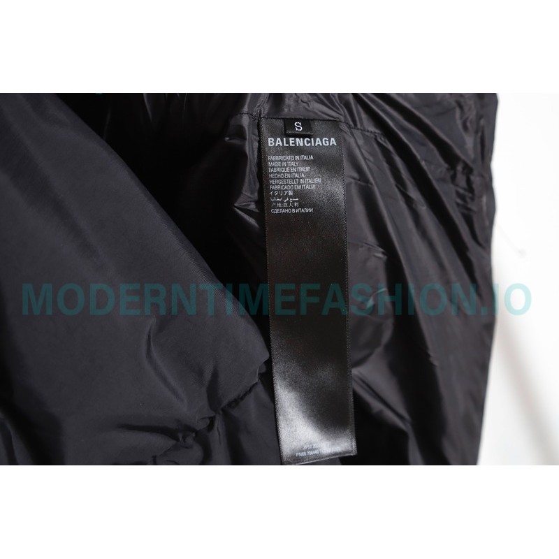 Balenciaga - Lock Small Logo Printed Down Jacket