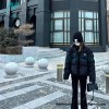 Balenciaga - Lock Small Logo Printed Down Jacket