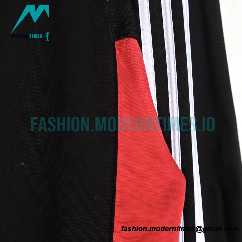 Balenciaga - Adidas Co-branded Black-Red Hoodie