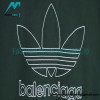  Balenciaga - Adidas Co-branded Embroidered Clover Hoodie 