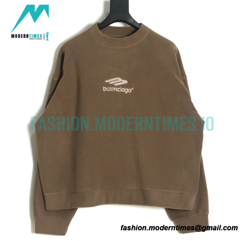 Balenciaga - 22FW 3M Polar Fleece Crewneck Hoodie