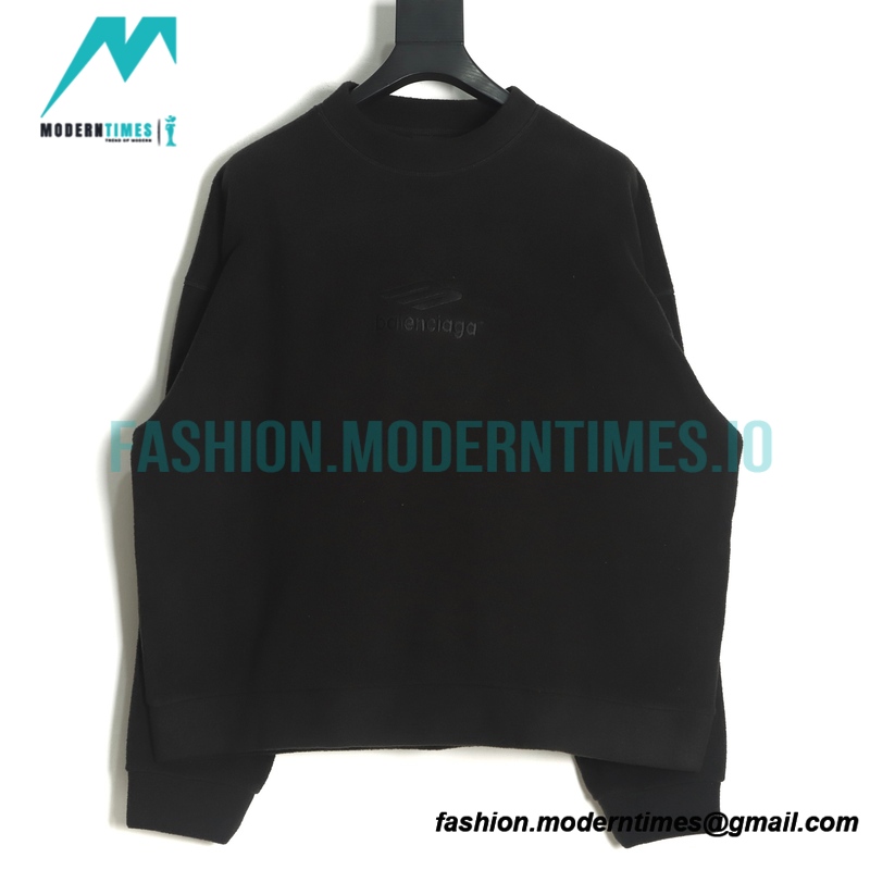 Balenciaga - 22FW 3M Polar Fleece Crewneck Hoodie