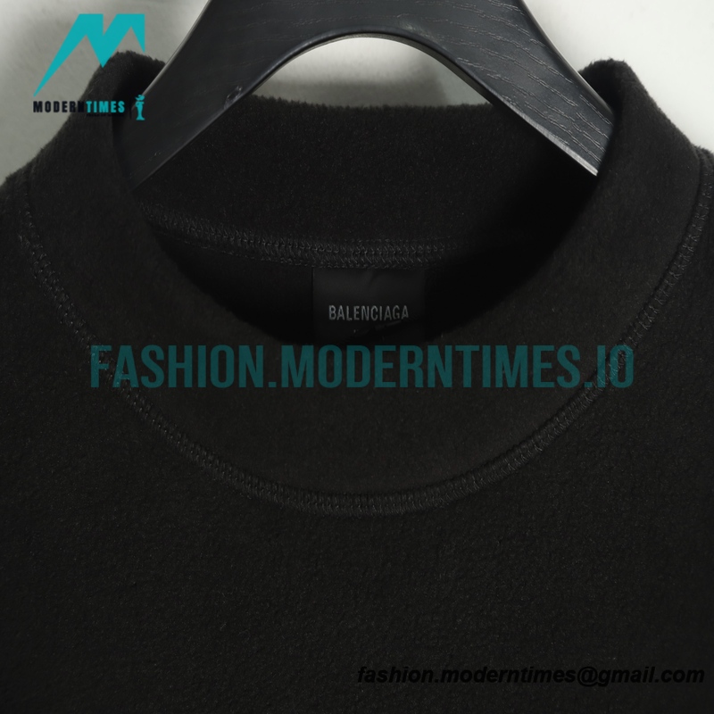 Balenciaga - 22FW 3M Polar Fleece Crewneck Hoodie
