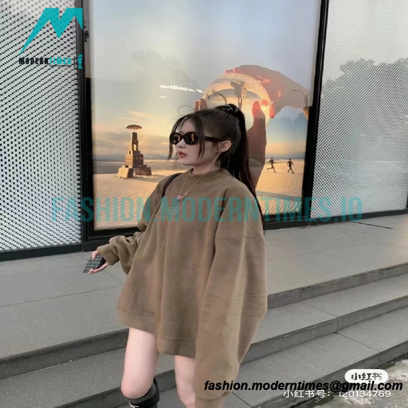 Balenciaga - 22FW 3M Polar Fleece Crewneck Hoodie