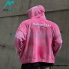Balenciaga - 23ss Wash Water Tie-dye Fried Snow Cola Embroidery Cardigan Long-sleeved Hoodie