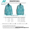 Balenciaga - 23ss Wash Water Tie-dye Fried Snow Cola Embroidery Cardigan Long-sleeved Hoodie
