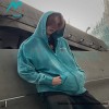 Balenciaga - 23ss Wash Water Tie-dye Fried Snow Cola Embroidery Cardigan Long-sleeved Hoodie