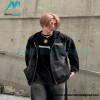 Balenciaga - 23ss Wash Water Tie-dye Fried Snow Cola Embroidery Cardigan Long-sleeved Hoodie