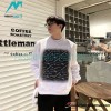 Balenciga - 23SS Gradient Letter Logo Round Neck Hoodie 