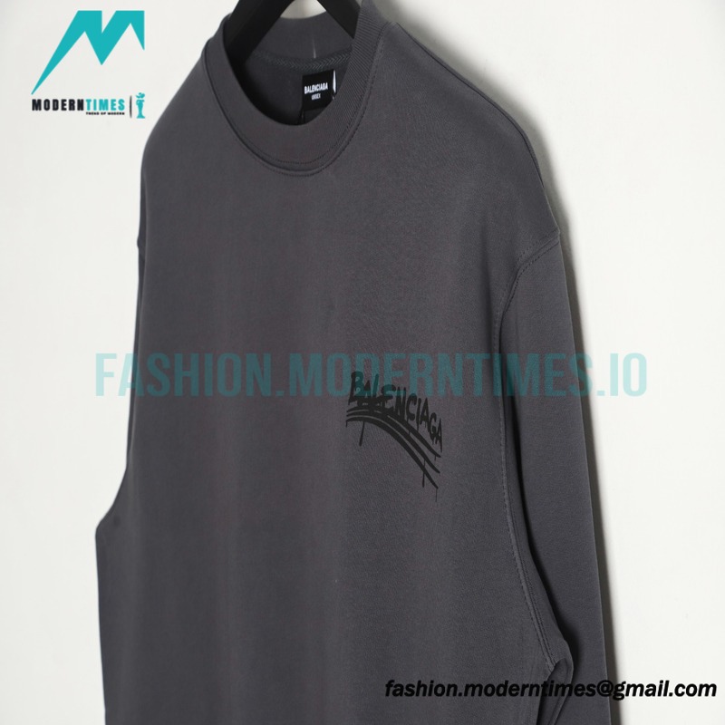 Balenciga - 23SS Cola Logo Crewneck Hoodie