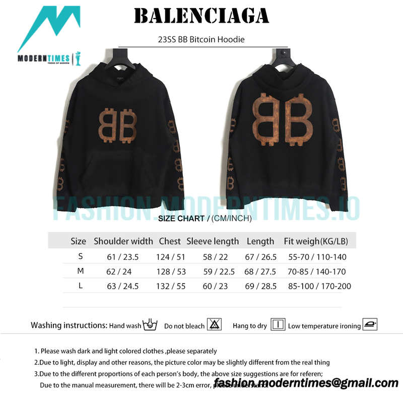 Balenciaga - 23SS BB Bitcoin Hoodie