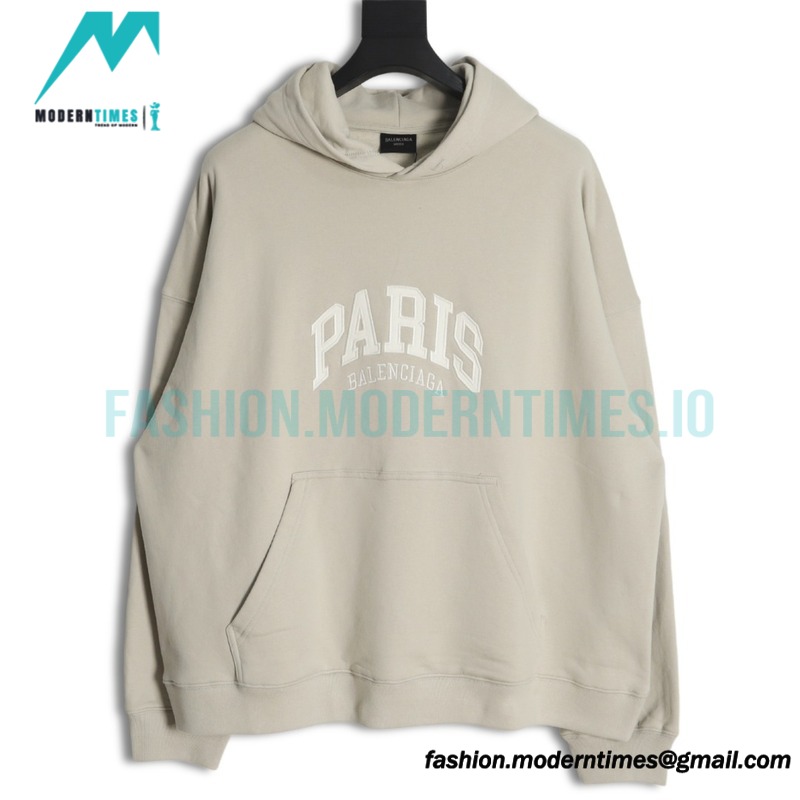 Balenciaga - 23FW City Limits Paris Embroidered Hoodie