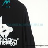 Balenciaga - 23FW Overlapping Letter Logo Round Neck Hoodie
