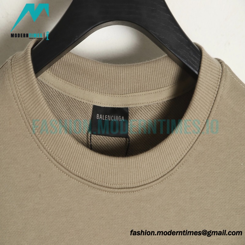 Balenciaga - 23Fw Double B Logo Three-dimensional Embroidered Round Neck Hoodie
