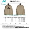 Balenciaga - 23Fw Double B Logo Three-dimensional Embroidered Round Neck Hoodie