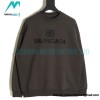 Balenciaga - 23Fw Double B Logo Three-dimensional Embroidered Round Neck Hoodie