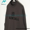Balenciaga - 23Fw Double B Logo Three-dimensional Embroidered Round Neck Hoodie
