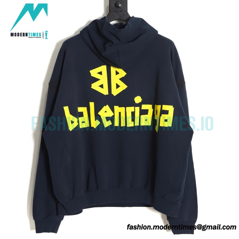 Balenciaga - 23SS Paper Tape Hoodie 
