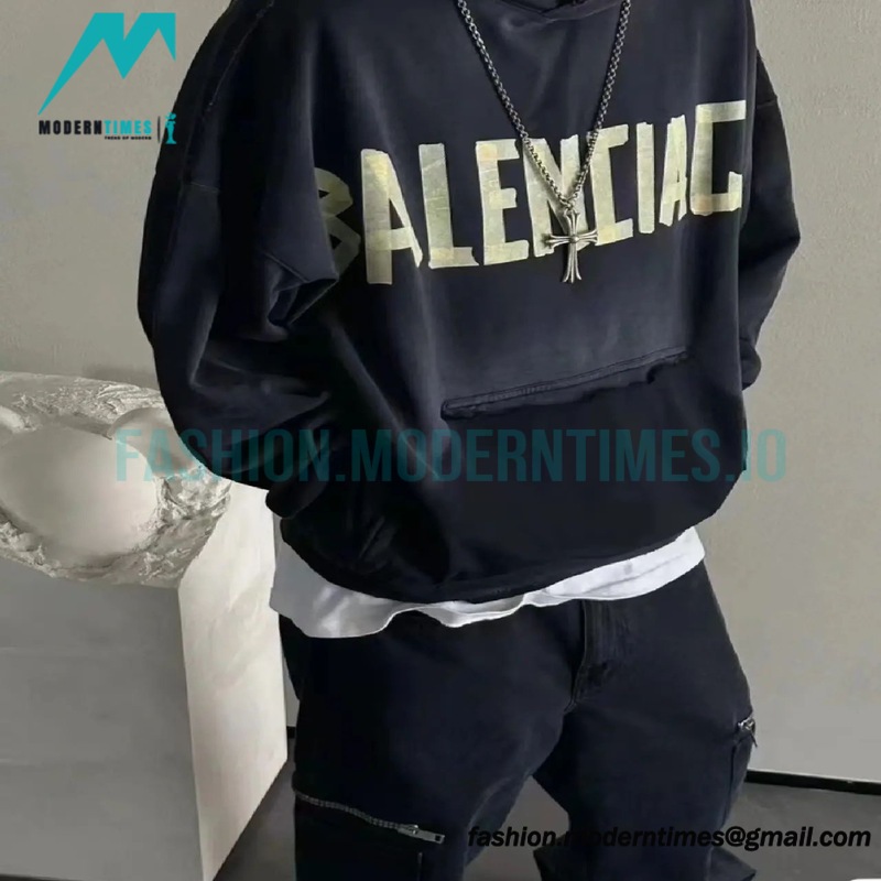 Balenciaga - 23SS Paper Tape Hoodie 