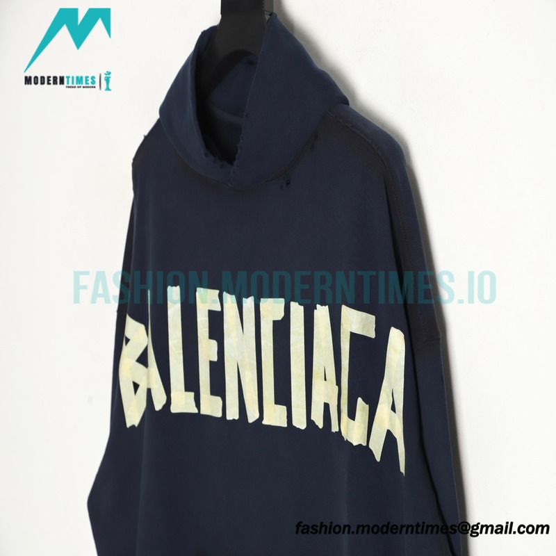 Balenciaga - 23SS Paper Tape Hoodie 