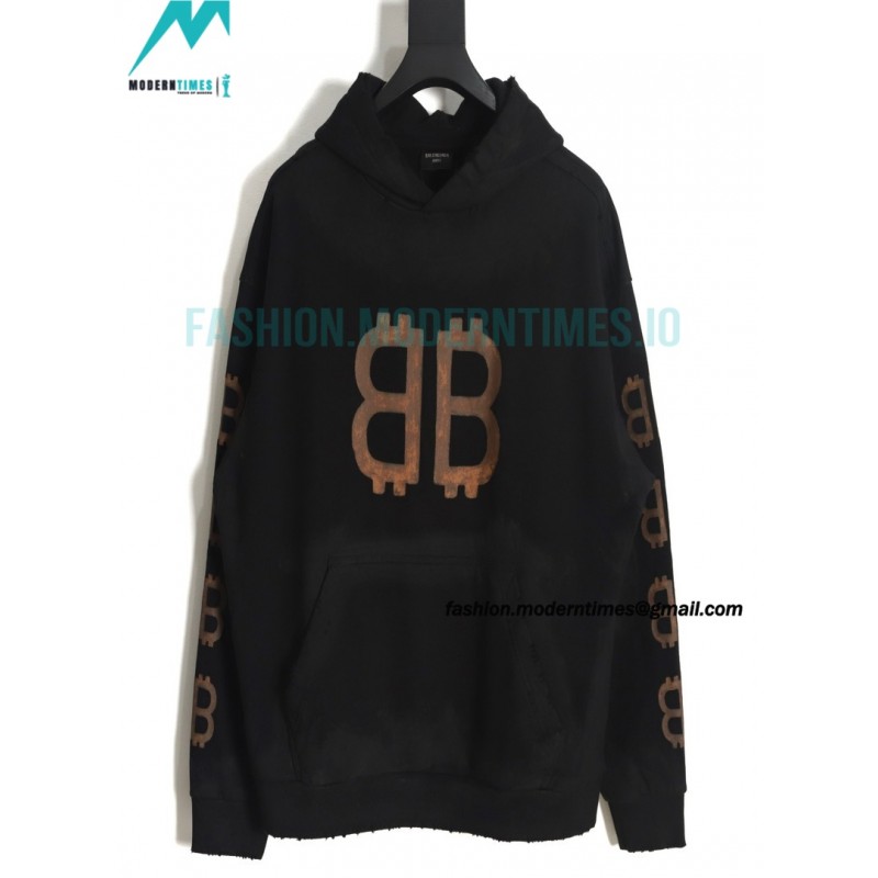 Balenciaga - 23SS BB Bitcoin Hoodie