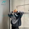Balenciaga - 23FW Wash Round Neck Hoodie With Puncture Buckle
