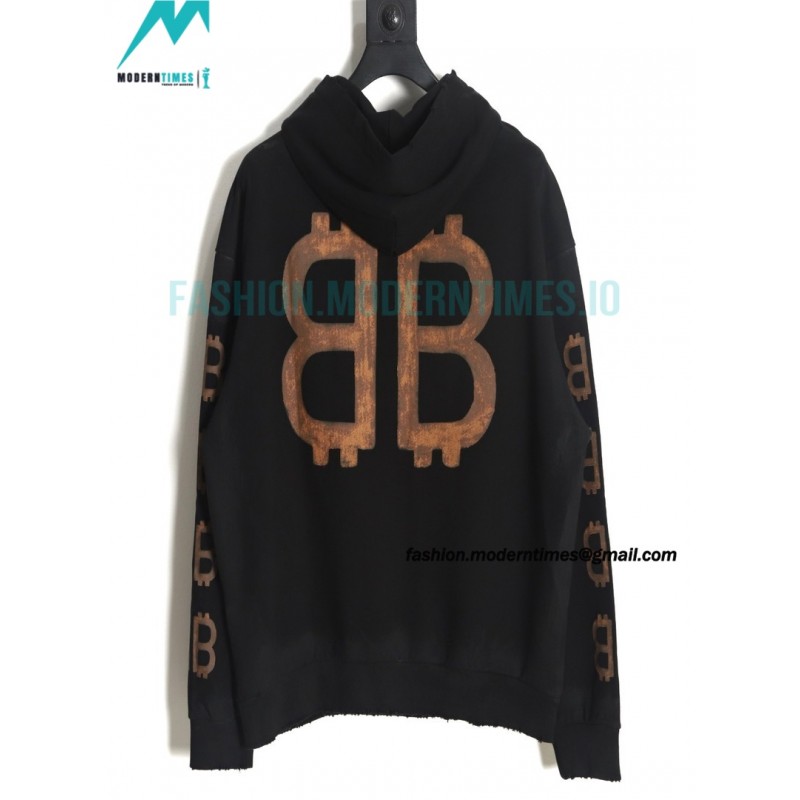 Balenciaga - 23SS BB Bitcoin Hoodie