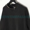 Balenciaga - 23FW Wash Round Neck Hoodie With Puncture Buckle