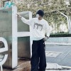 Balenciaga - Gucci Embroidered Logo Printed Crewneck Hoodie