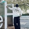 Balenciaga - Gucci Embroidered Logo Printed Crewneck Hoodie