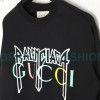 Balenciaga - Gucci Embroidered Logo Printed Crewneck Hoodie