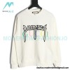 Balenciaga - Gucci Embroidered Logo Printed Crewneck Hoodie