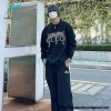 Balenciaga - Gucci Embroidered Logo Printed Crewneck Hoodie