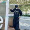 Balenciaga - Gucci Embroidered Logo Printed Crewneck Hoodie