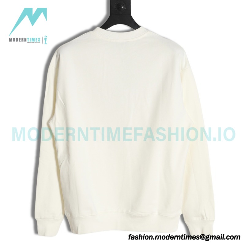 Balenciaga - Gucci Embroidered Logo Printed Crewneck Hoodie