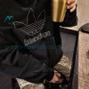 Balenciaga - Adidas Co-brand Embroidered Clover Hoodie
