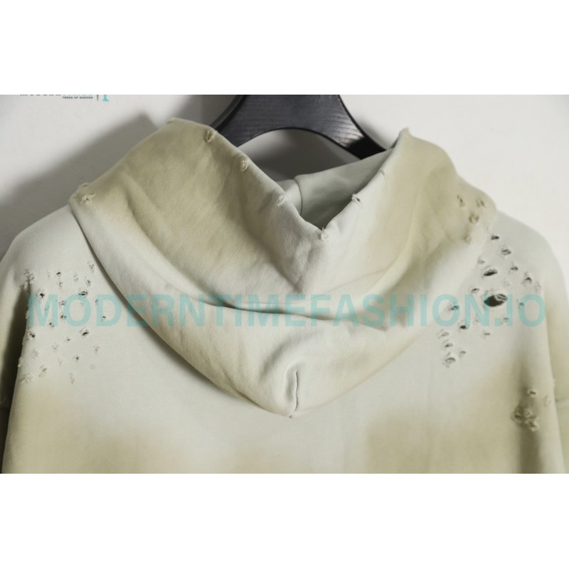 Balenciaga - 23FW Manchester United Dirty Wash Destruction Hoodie