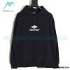 Balenciaga - Gradient Wash Destroys Hand-painted Cursive Lettered Crew-neck Hoodie