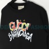  Gucci - Balenciaga Hand Painted Crew-neck Hoodie